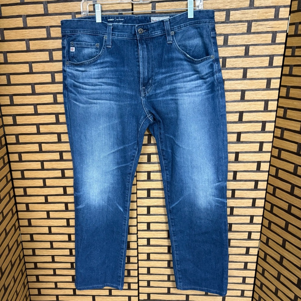 AG Adriano Goldschmied Denim 360 Everett Slim‎ Straight Jeans Size 34